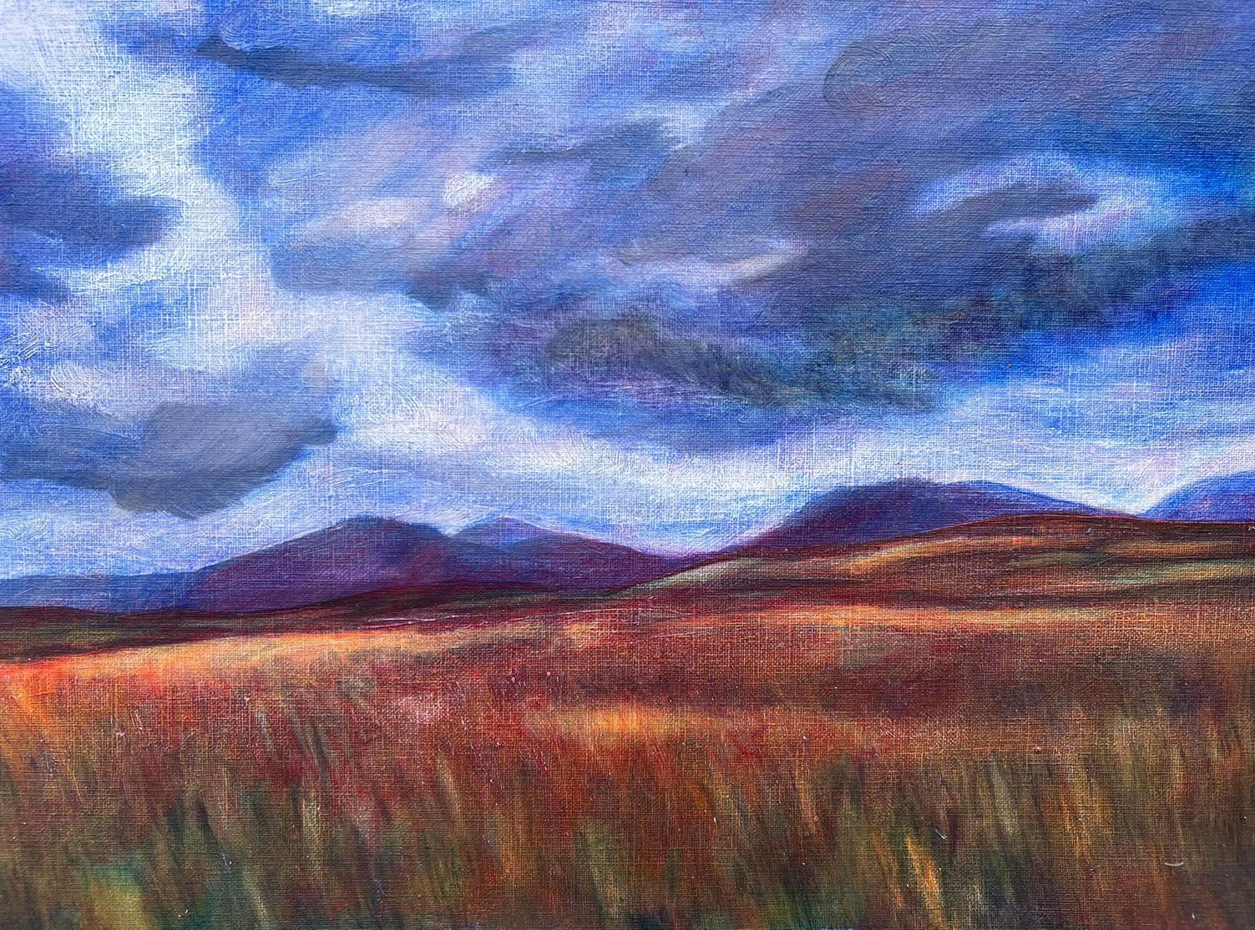 Highlands Landscape. 2024 Oil on Canvas Paper. 36 x 25 cm